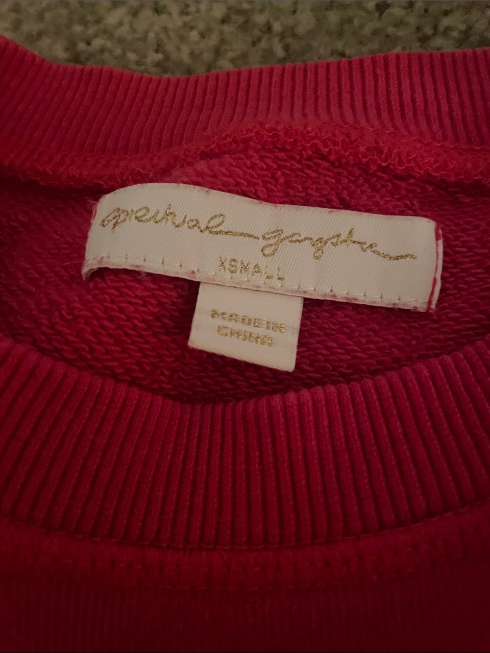 Hot Pink Crewneck Sweatshirt - Picture 2 of 3
